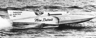 Chuck Thompson's Miss Detroit, 1958